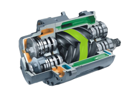 screw compressor principle compression